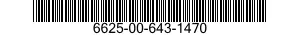 6625-00-643-1470  6625006431470 006431470