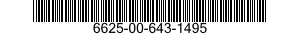6625-00-643-1495  6625006431495 006431495
