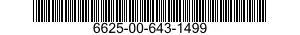 6625-00-643-1499  6625006431499 006431499