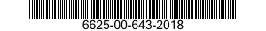 6625-00-643-2018  6625006432018 006432018