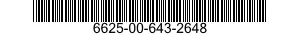 6625-00-643-2648 AMMETER 6625006432648 006432648