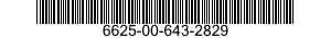 6625-00-643-2829  6625006432829 006432829