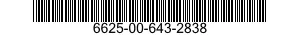 6625-00-643-2838  6625006432838 006432838