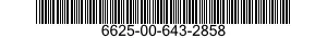 6625-00-643-2858  6625006432858 006432858