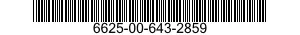 6625-00-643-2859  6625006432859 006432859