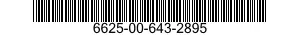 6625-00-643-2895  6625006432895 006432895