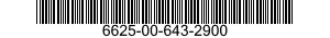 6625-00-643-2900 MULTIMETER,REPLACEMENT 6625006432900 006432900