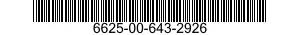 6625-00-643-2926  6625006432926 006432926
