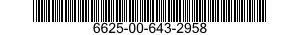 6625-00-643-2958  6625006432958 006432958