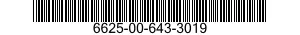 6625-00-643-3019  6625006433019 006433019