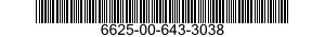 6625-00-643-3038  6625006433038 006433038