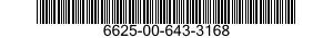 6625-00-643-3168  6625006433168 006433168