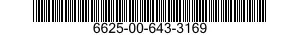 6625-00-643-3169 TEST SET,RADAR 6625006433169 006433169