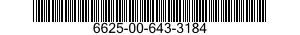 6625-00-643-3184  6625006433184 006433184