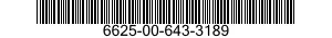 6625-00-643-3189  6625006433189 006433189