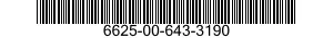 6625-00-643-3190  6625006433190 006433190