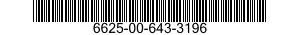 6625-00-643-3196  6625006433196 006433196