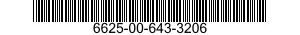 6625-00-643-3206  6625006433206 006433206