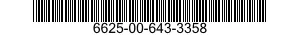 6625-00-643-3358  6625006433358 006433358
