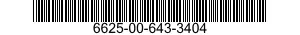 6625-00-643-3404  6625006433404 006433404