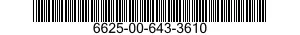 6625-00-643-3610  6625006433610 006433610