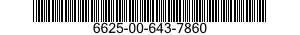 6625-00-643-7860 GATE,ELECTRONIC 6625006437860 006437860