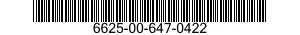 6625-00-647-0422  6625006470422 006470422