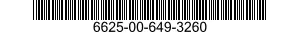 6625-00-649-3260 AMMETER 6625006493260 006493260