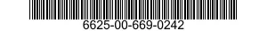 6625-00-669-0242 TIP,TEST PROD 6625006690242 006690242