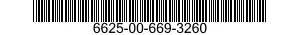 6625-00-669-3260  6625006693260 006693260