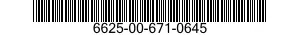 6625-00-671-0645  6625006710645 006710645