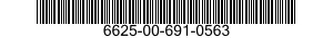 6625-00-691-0563  6625006910563 006910563