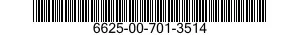 6625-00-701-3514 VOLTMETER 6625007013514 007013514