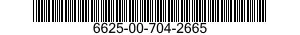 6625-00-704-2665  6625007042665 007042665