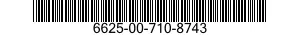 6625-00-710-8743  6625007108743 007108743