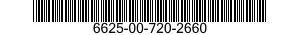 6625-00-720-2660 VOLTMETER 6625007202660 007202660