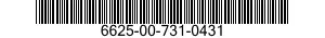 6625-00-731-0431  6625007310431 007310431