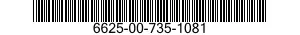 6625-00-735-1081 METER,ELECTRICAL FREQUENCY 6625007351081 007351081