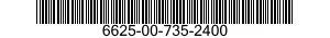 6625-00-735-2400 VOLTMETER 6625007352400 007352400