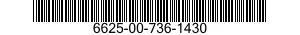 6625-00-736-1430  6625007361430 007361430