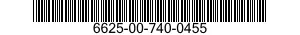 6625-00-740-0455  6625007400455 007400455