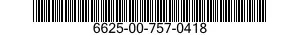 6625-00-757-0418  6625007570418 007570418