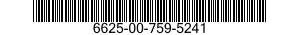 6625-00-759-5241 GASKET,METER 6625007595241 007595241