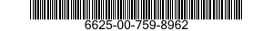 6625-00-759-8962  6625007598962 007598962