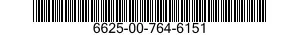 6625-00-764-6151  6625007646151 007646151