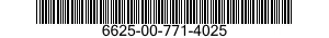 6625-00-771-4025  6625007714025 007714025