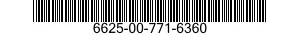 6625-00-771-6360  6625007716360 007716360