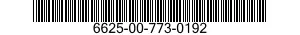 6625-00-773-0192  6625007730192 007730192