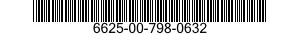 6625-00-798-0632  6625007980632 007980632