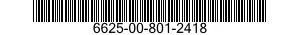 6625-00-801-2418 METER,ARBITRARY SCALE 6625008012418 008012418